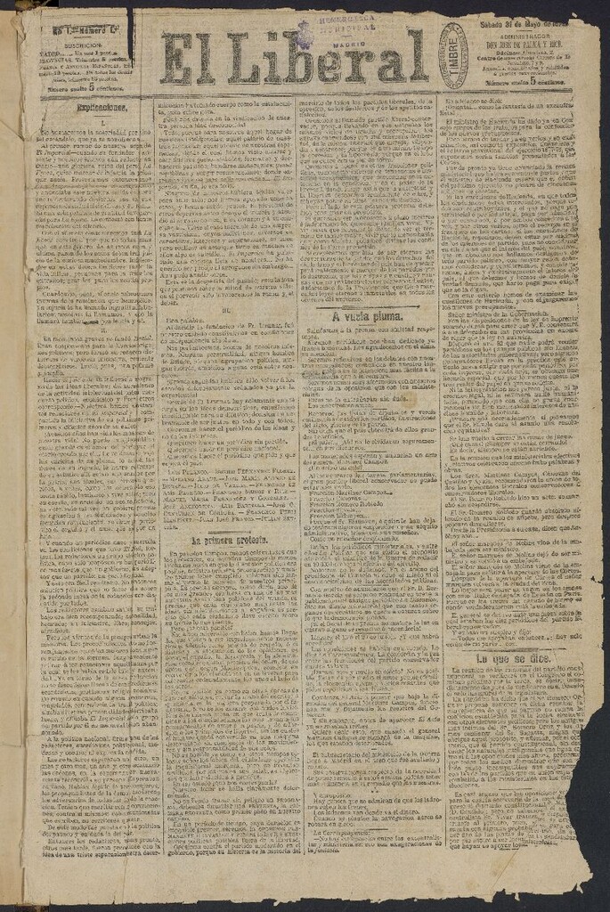 Miniatura de El Liberal (Madrid. 1879)