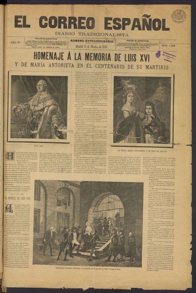 Miniatura de El Correo Español: diario tradicionalista