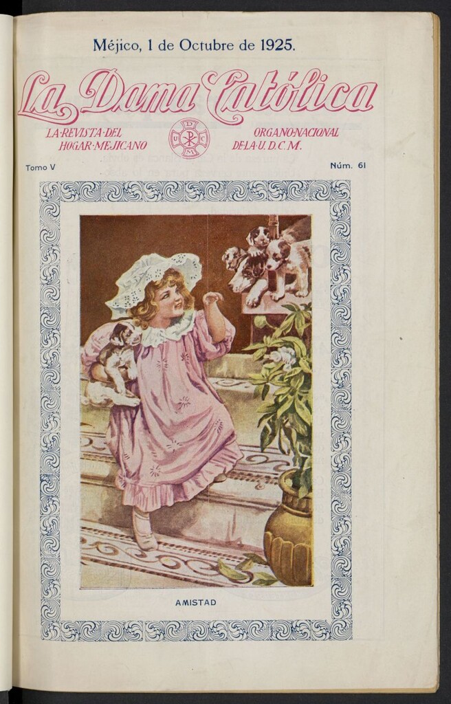 Miniatura de Dama Católica: la revista del hogar mejicano