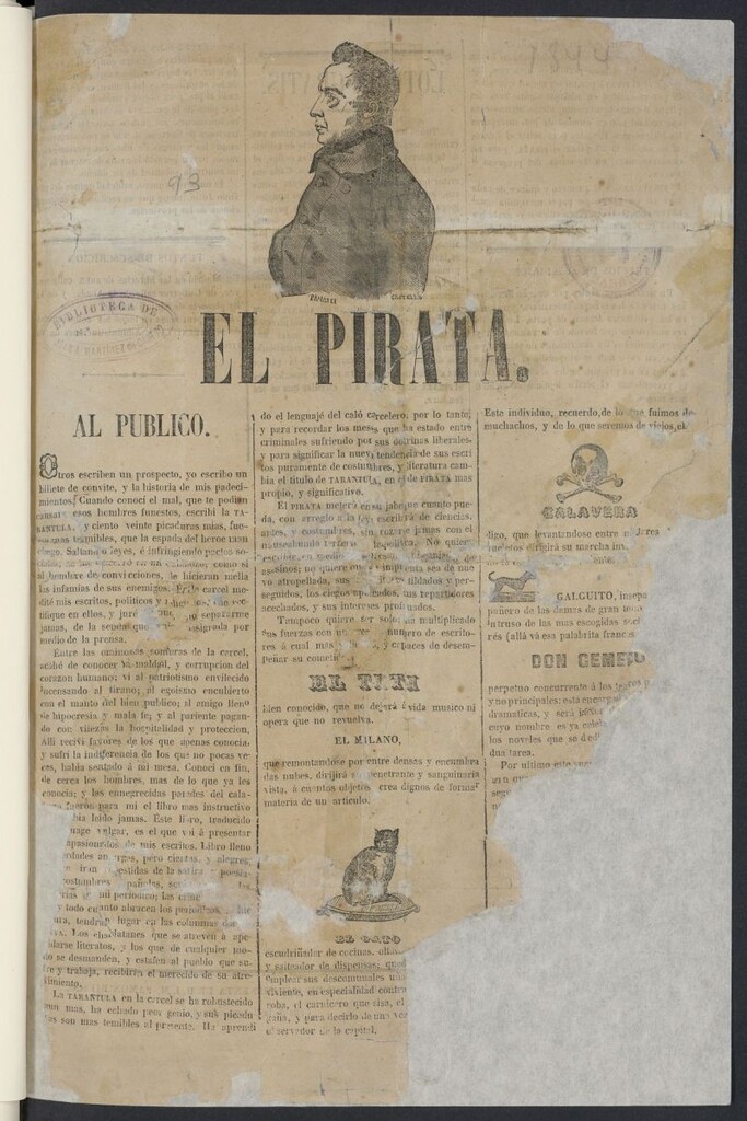 Miniatura de El Pirata (Madrid, 1844)