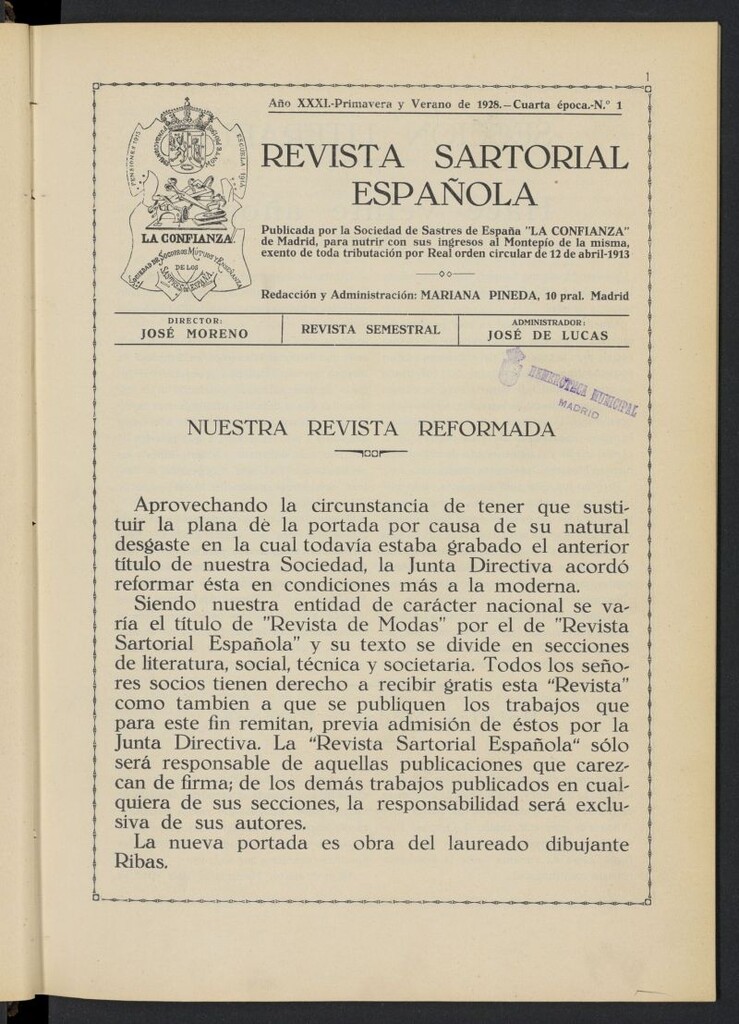 Miniatura de Revista Sartorial Española