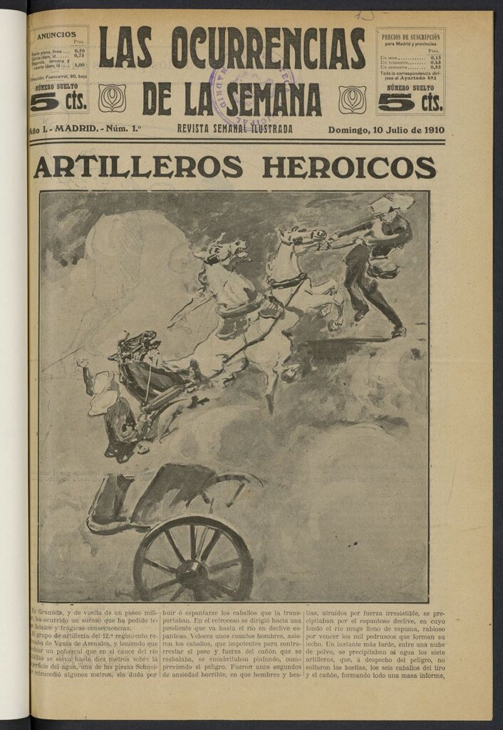 Miniatura de Las ocurrencias de la semana: revista semanal ilustrada
