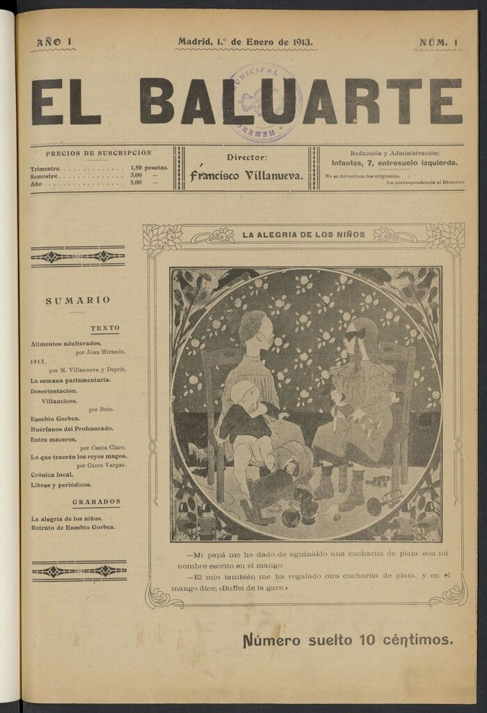 Miniatura de El Baluarte (Madrid. 1913)
