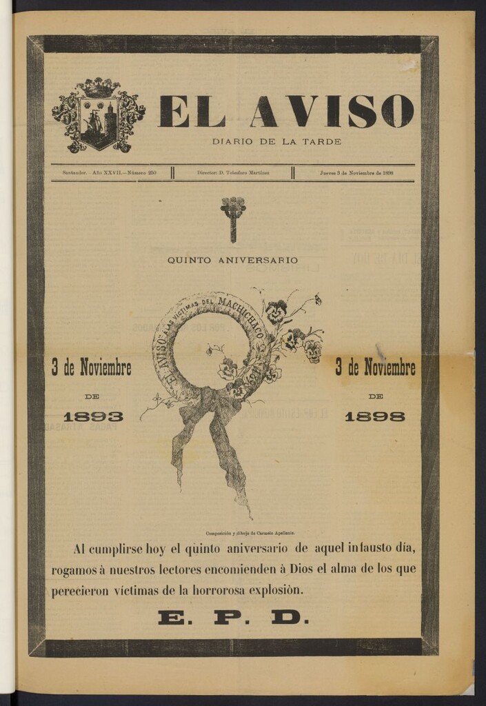 Miniatura de El Aviso: diario de la tarde