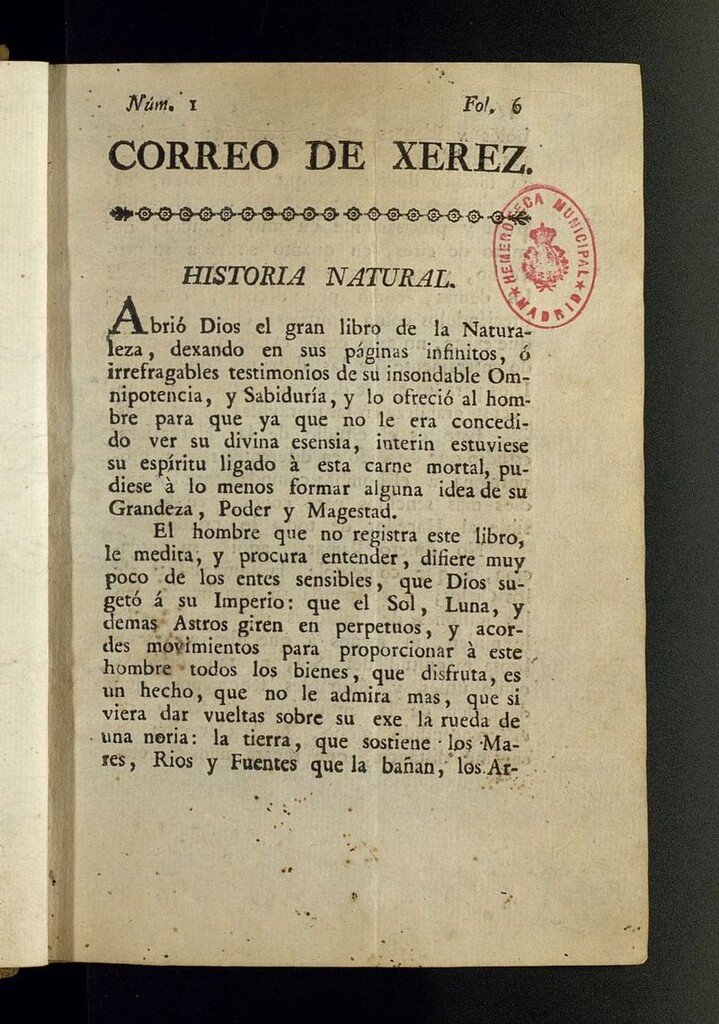 Miniatura de El Correo de Xerez