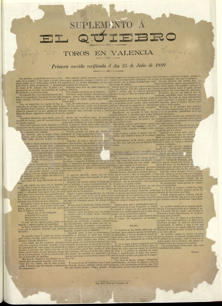 Miniatura de Suplemento Á El Quiebro
