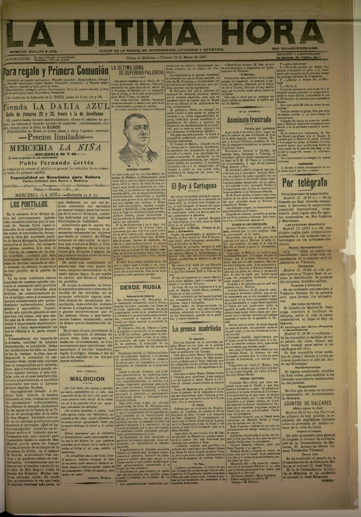 Miniatura de La Última Hora (Palma de Mallorca, 1907)