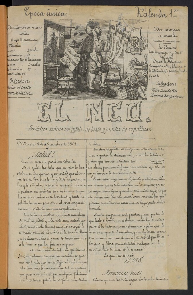 Miniatura de El Neo (Huesca, 1868)