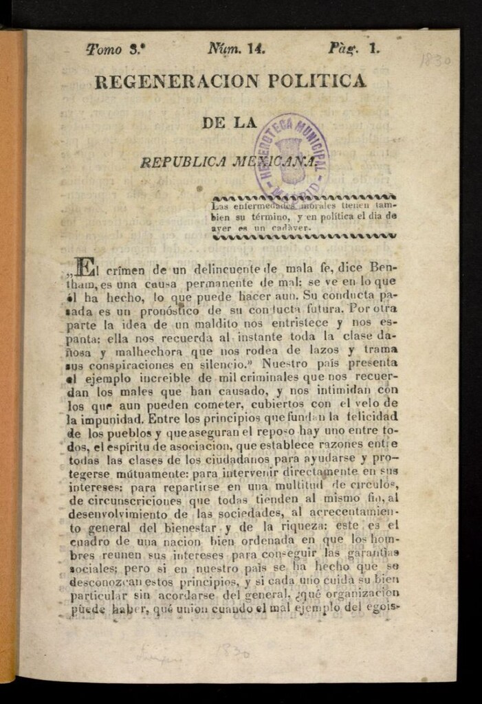 Miniatura de Muerte política de la República Mexicana
