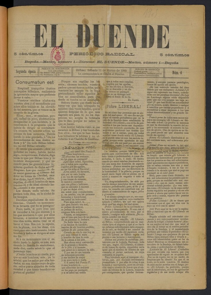 Miniatura de El Duende (Bilbao, 1905)