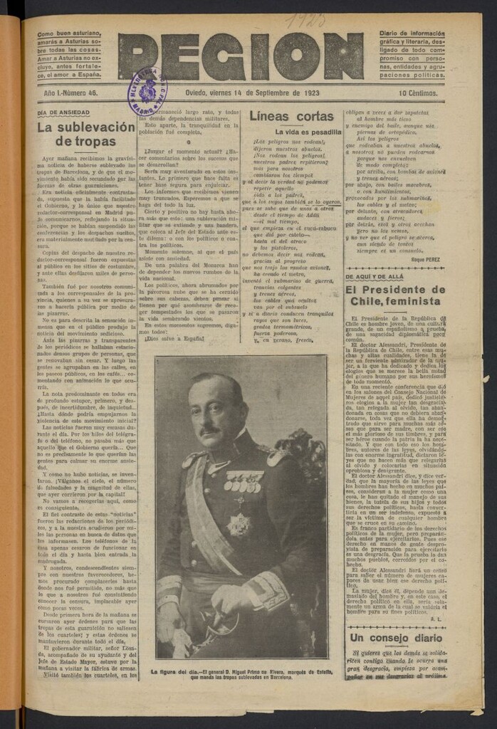 Miniatura de Región: diario de la mañana
