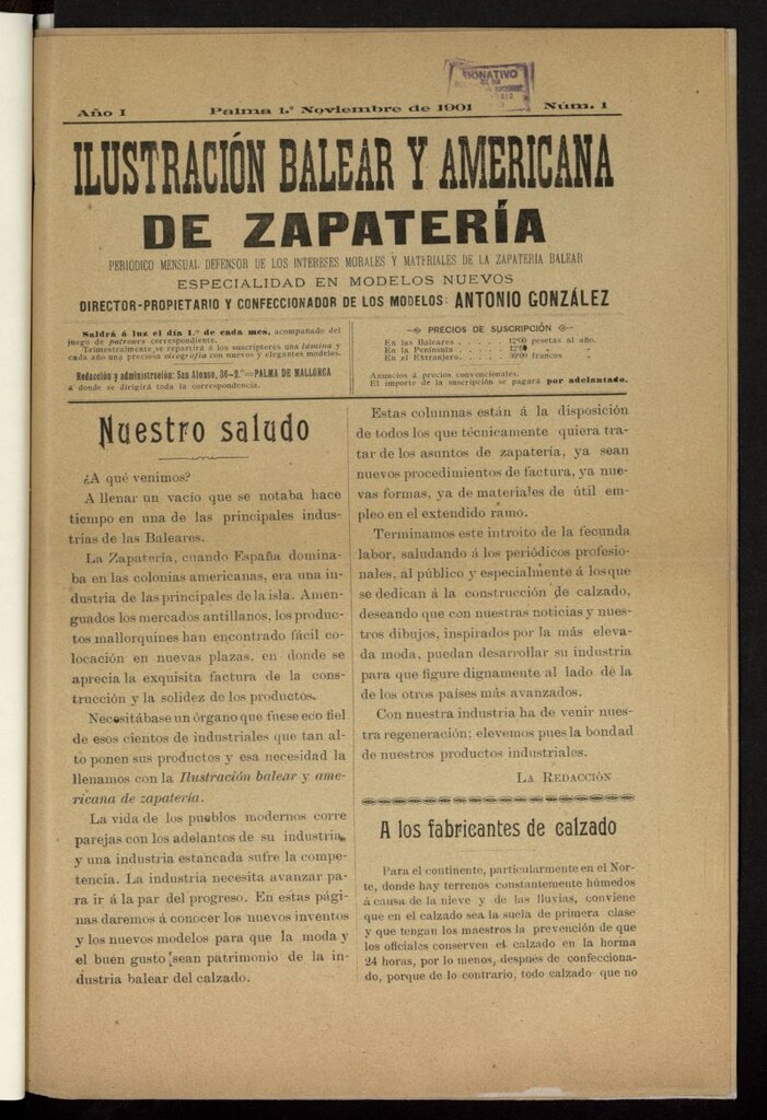 Miniatura de Ilustración Balear y Americana de Zapatería