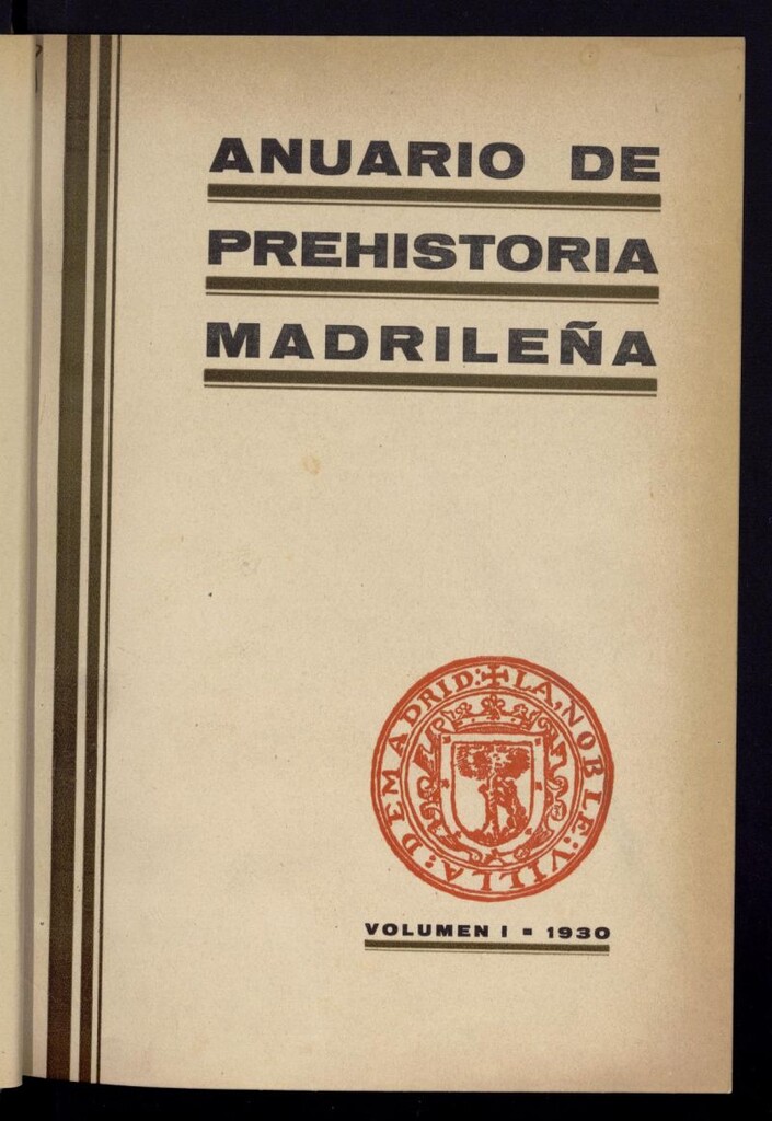 Miniatura de Anuario de Prehistoria Madrileña