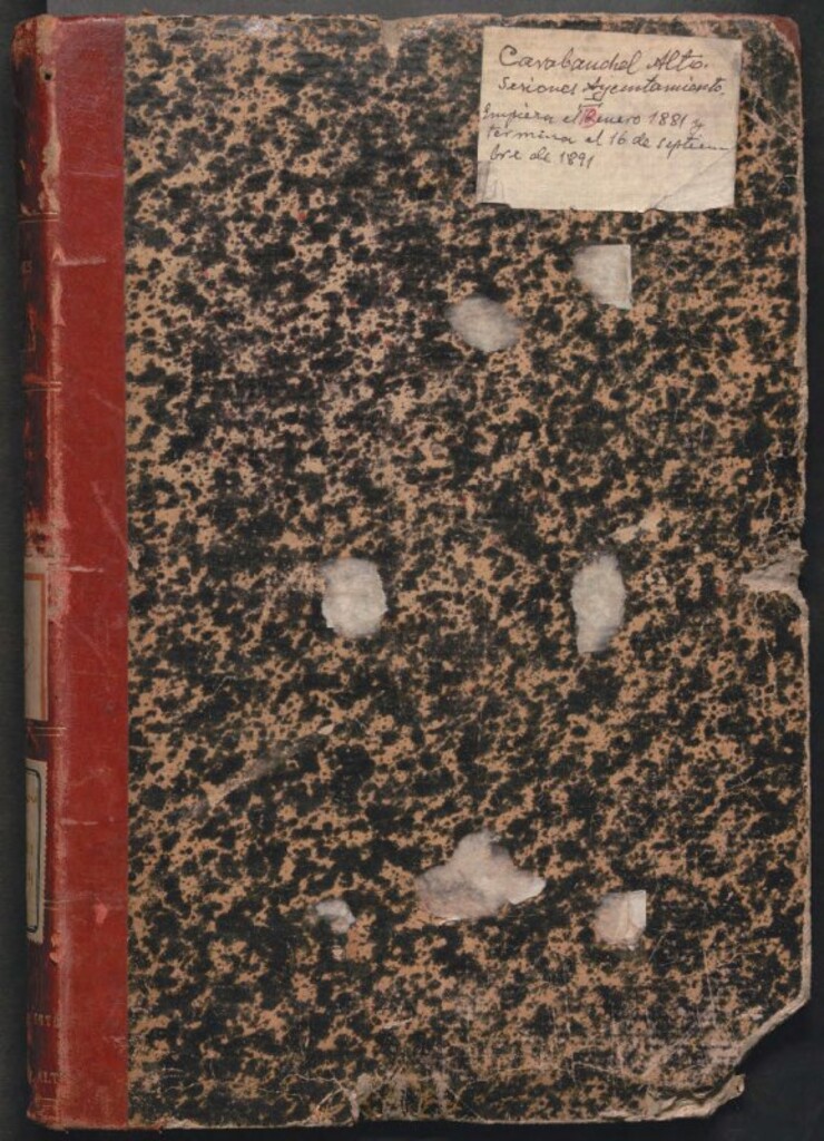 Miniatura de Libros de Actas de Acuerdos del Pleno del Ayuntamiento de Carabanchel Alto
