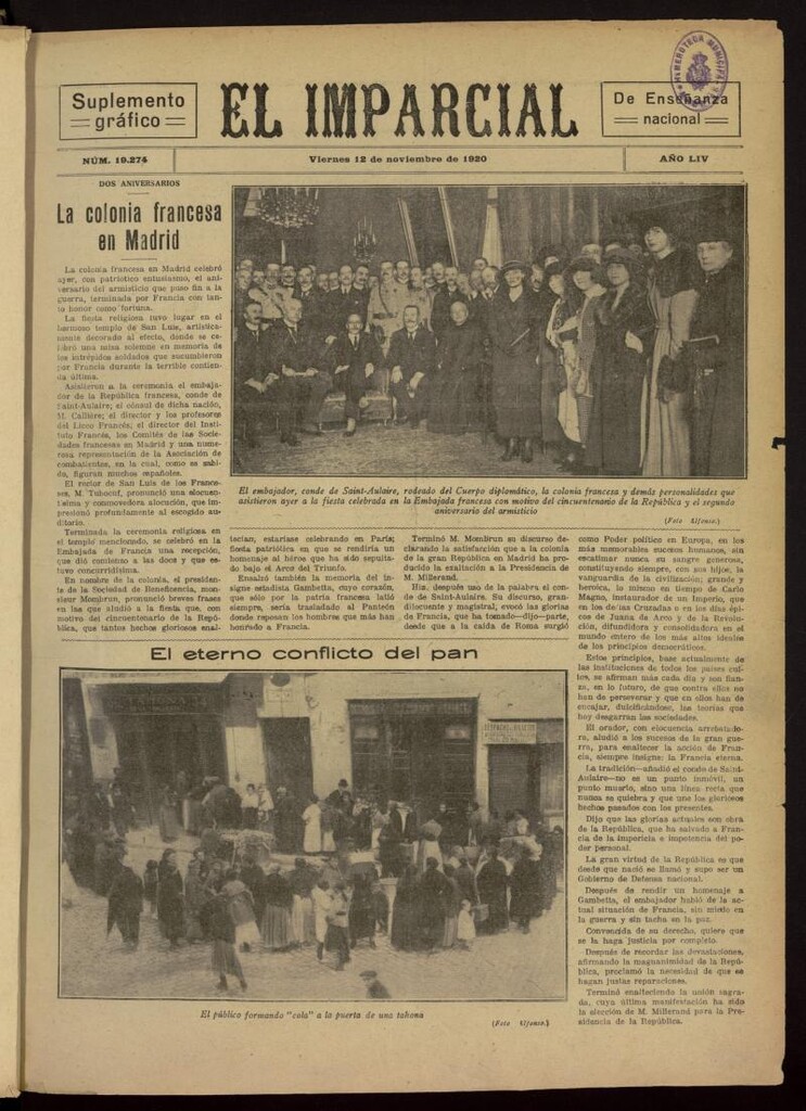 Miniatura de El Imparcial : suplementos gráficos