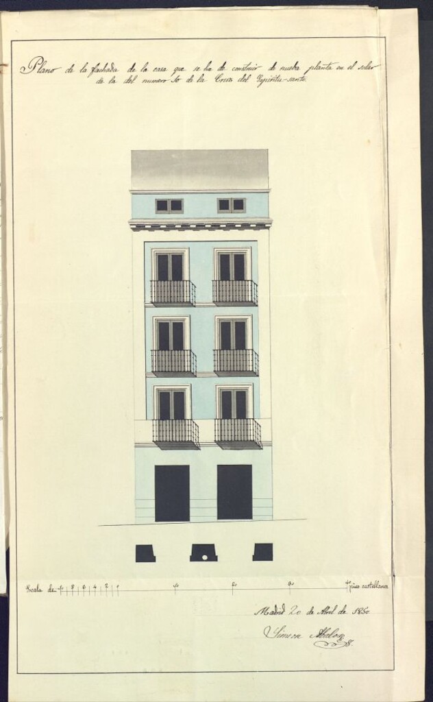 Miniatura de Licencia concedida a Rafaela Rodríguez para construir una casa en la calle de la Cruz del Espíritu Santo. Nº10