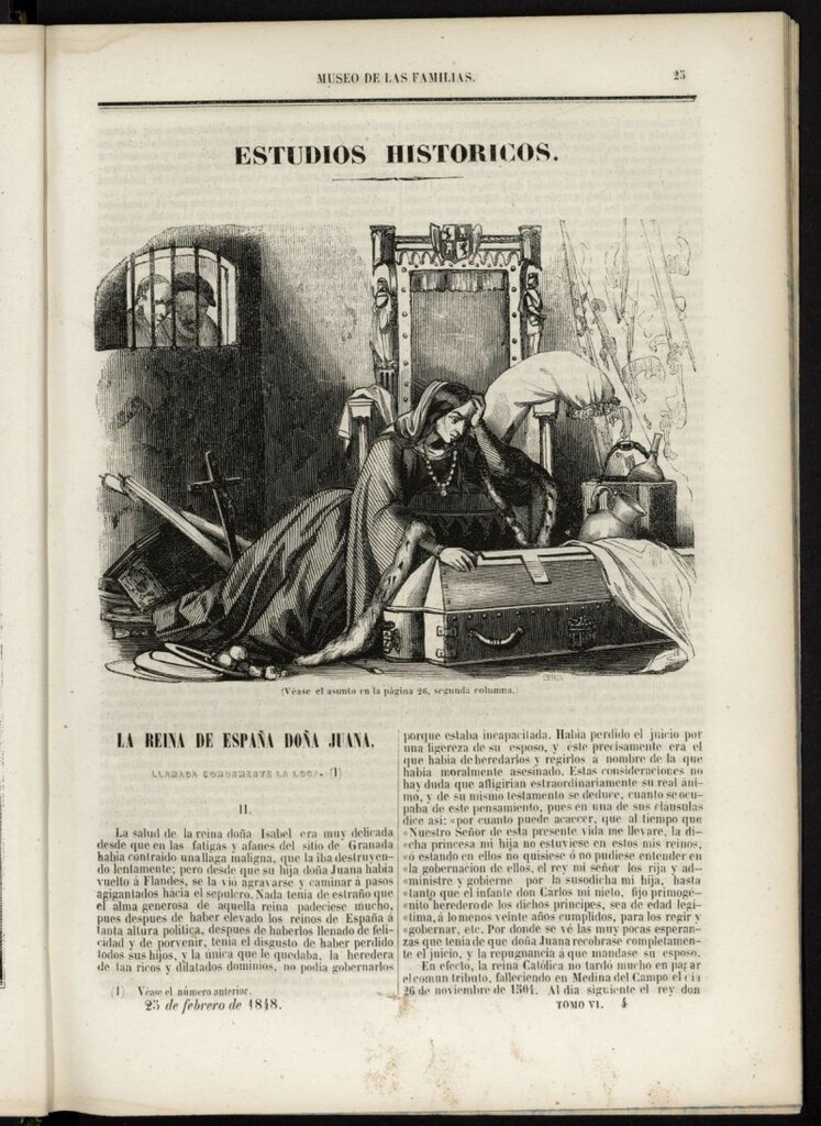 Miniatura de Museo de las familias: periódico mensual del 25 de febrero de 1848