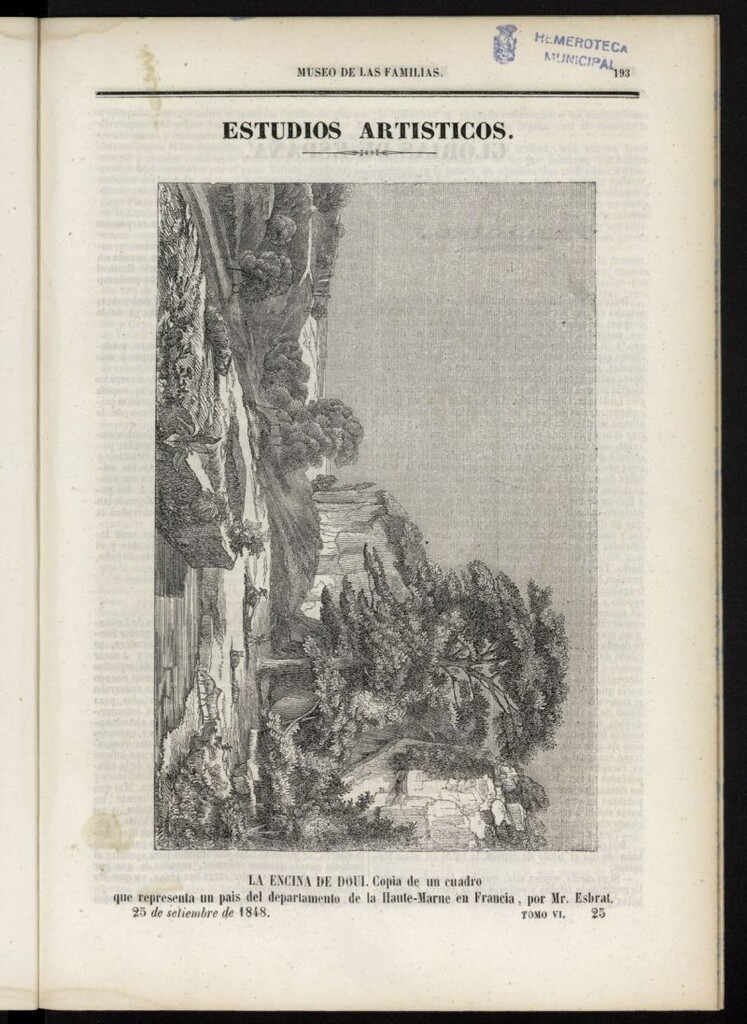 Miniatura de Museo de las familias: periódico mensual del 25 de septiembre de 1848