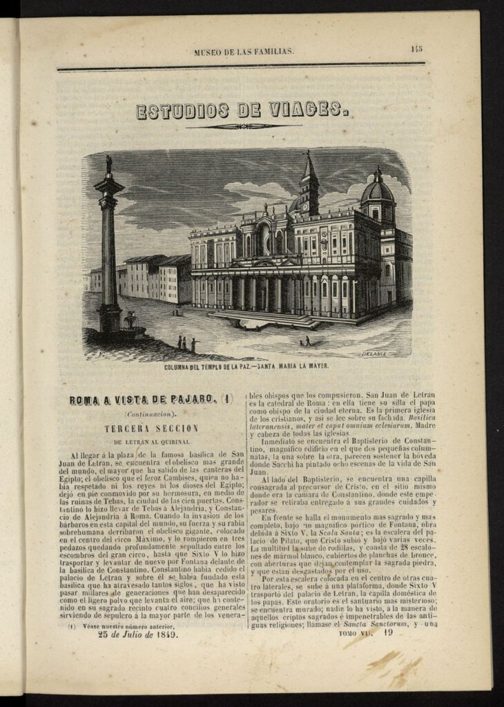 Miniatura de Museo de las familias: periódico mensual del 25 de julio de 1849