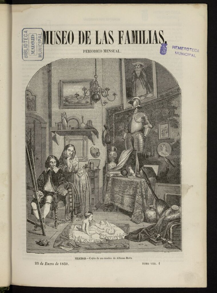 Miniatura de Museo de las familias: periódico mensual del 25 de enero de 1850