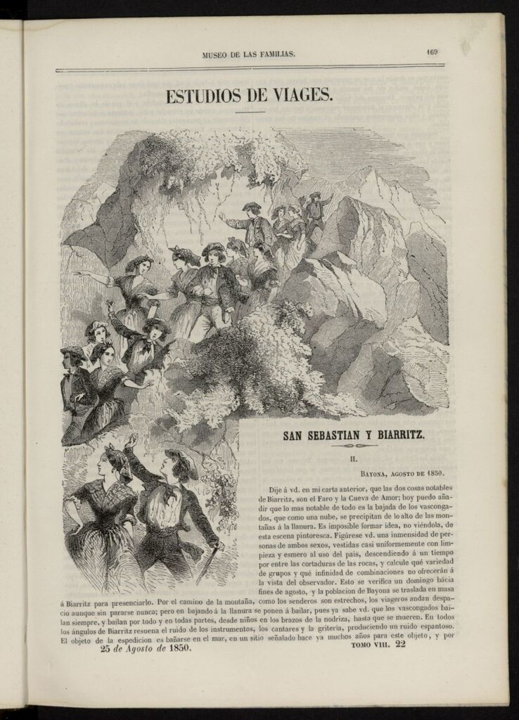 Miniatura de Museo de las familias: periódico mensual del 25 de agosto de 1850