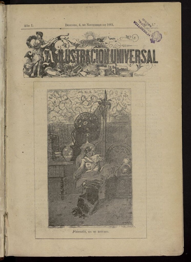 Miniatura de La Ilustración Universal (Madrid. 1883)
