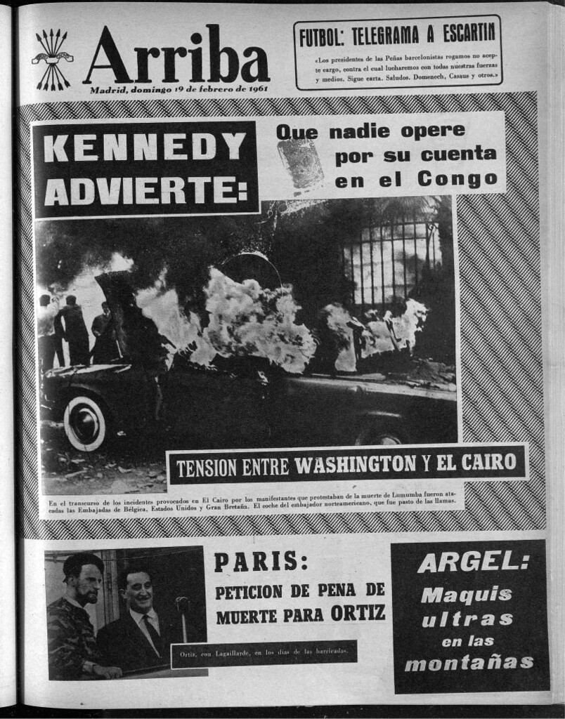 Miniatura de Arriba del 19 de febrero de 1961
