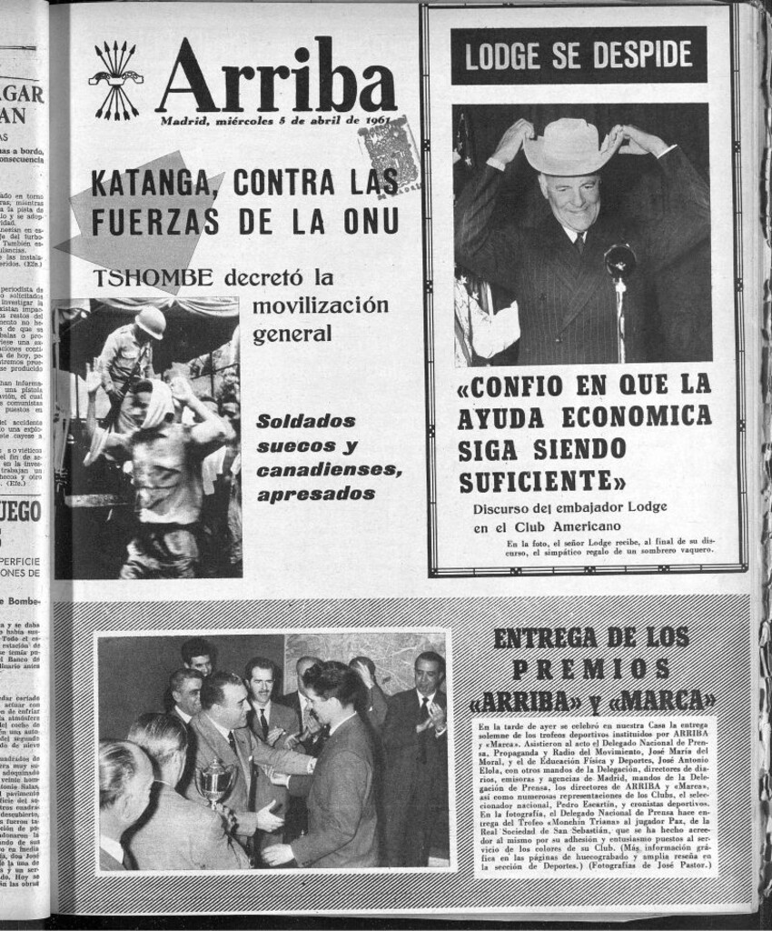 Miniatura de Arriba del 5 de abril de 1961
