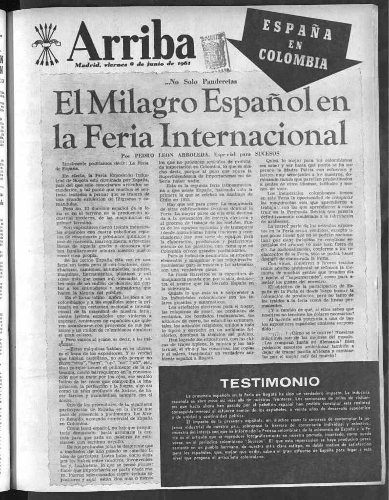 Miniatura de Arriba del 9 de junio de 1961