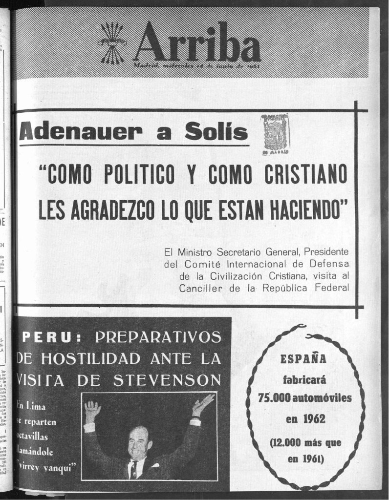 Miniatura de Arriba del 14 de junio de 1961