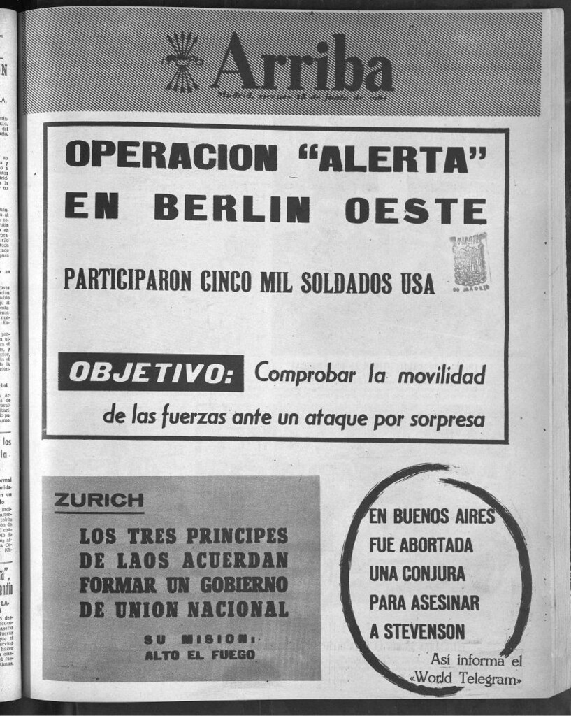 Miniatura de Arriba del 23 de junio de 1961