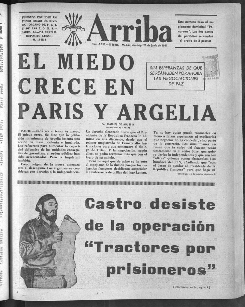 Miniatura de Arriba del 25 de junio de 1961