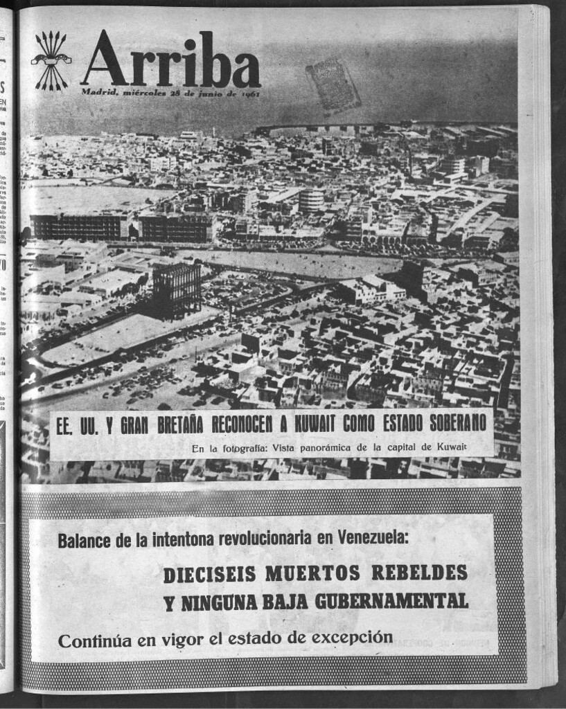 Miniatura de Arriba del 28 de junio de 1961
