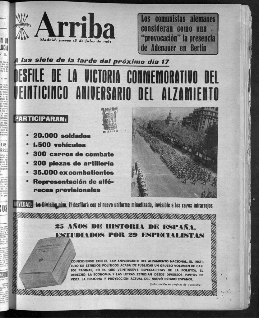 Miniatura de Arriba del 13 de julio de 1961