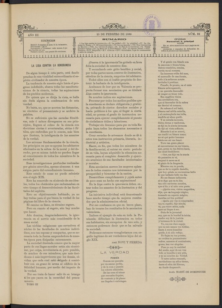 Miniatura de La Ilustración de los Niños del 15 de febrero de 1880, nº 32
