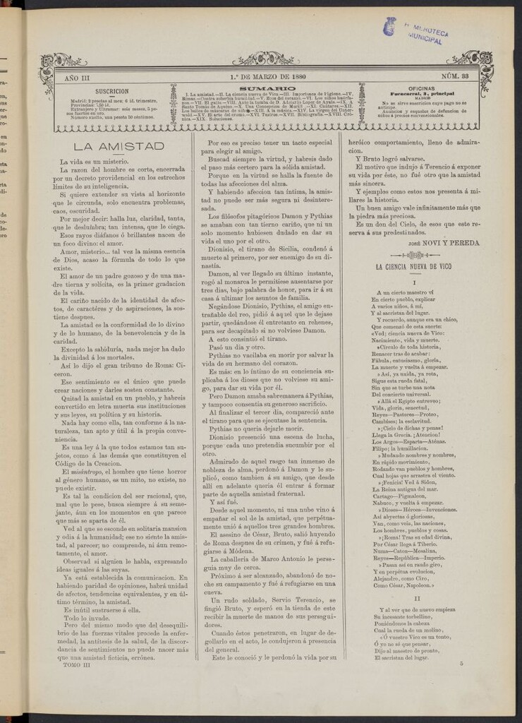 Miniatura de La Ilustración de los Niños del 1 de marzo de 1880, nº 33