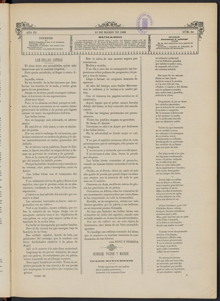 Miniatura de La Ilustración de los Niños del 15 de marzo de 1880, nº 34