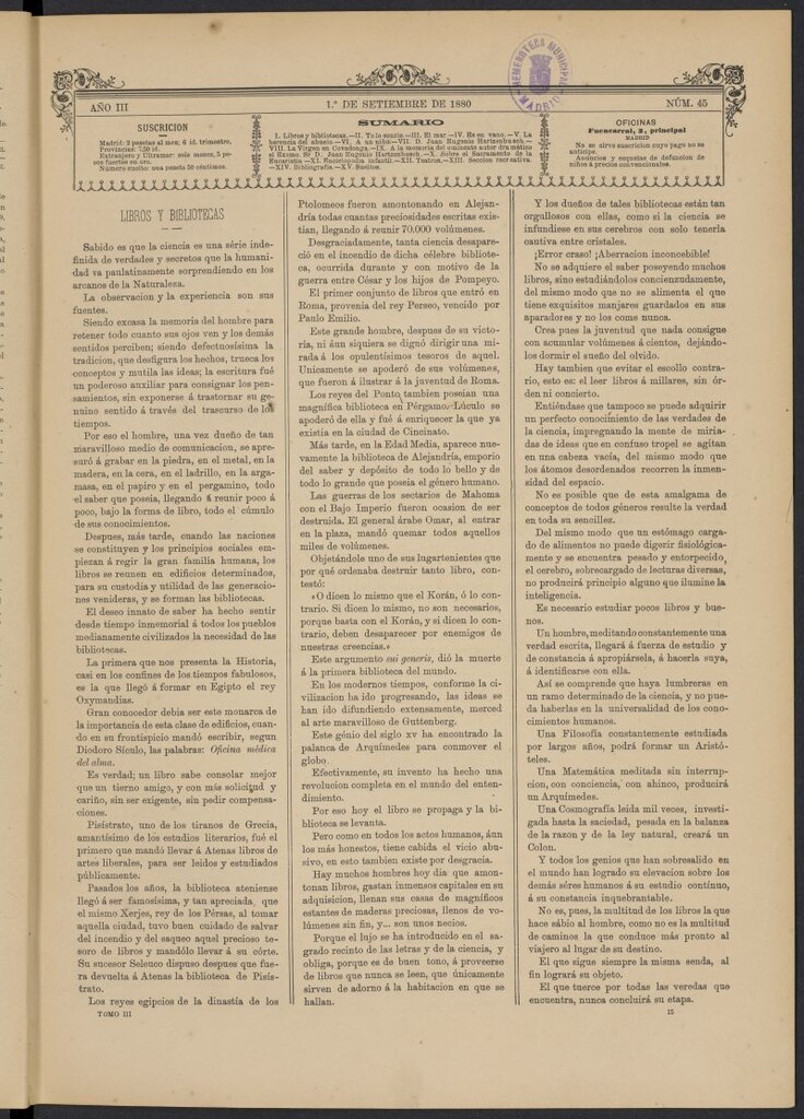 Miniatura de La Ilustración de los Niños del 1 de septiembre de 1880, nº 45