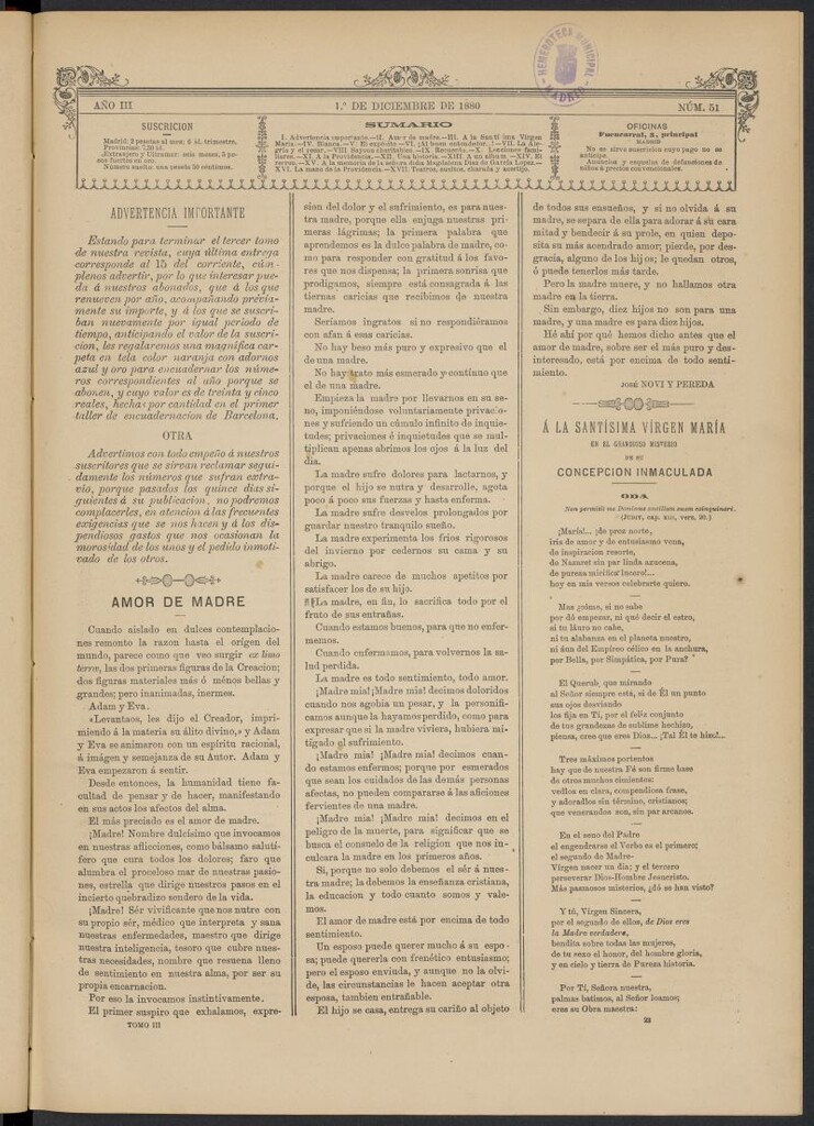 Miniatura de La Ilustración de los Niños del 1 de diciembre de 1880, nº 51