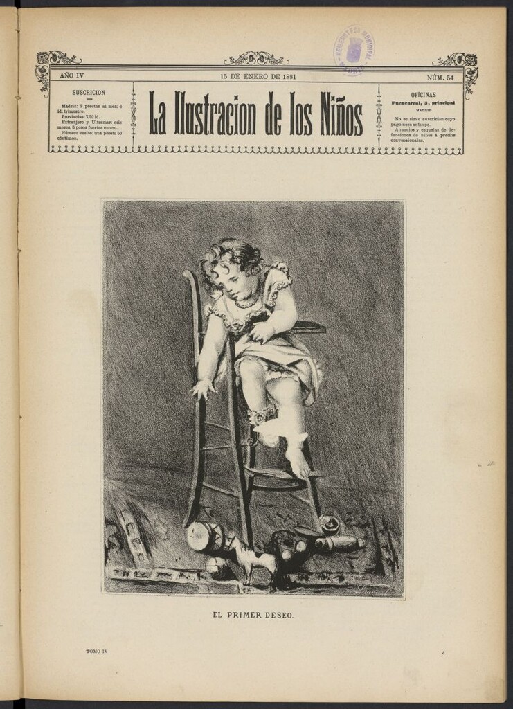 Miniatura de La Ilustración de los Niños del 15 de enero de 1881, nº 54