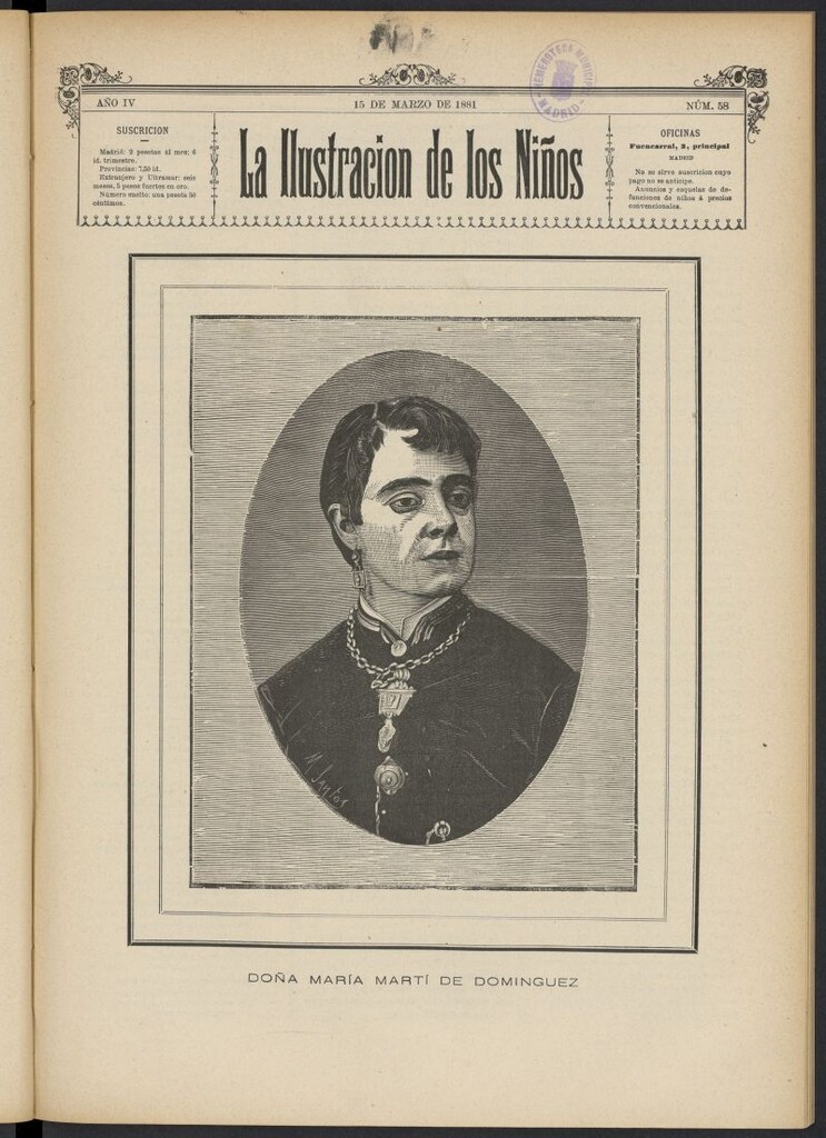 Miniatura de La Ilustración de los Niños del 15 de marzo de 1881, nº 58