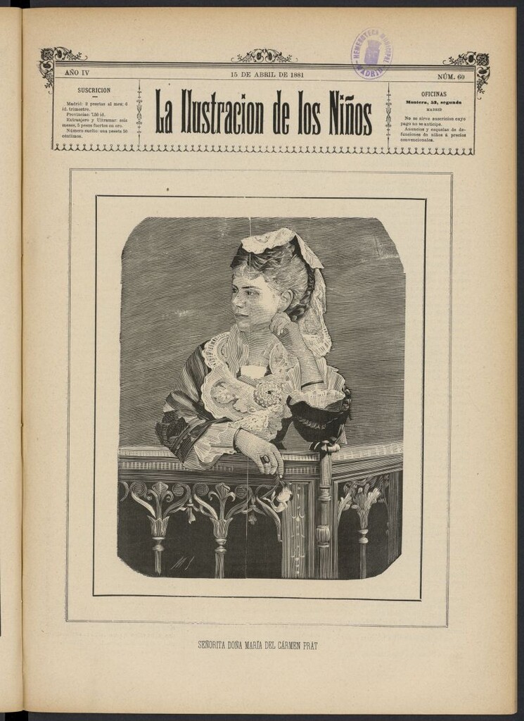 Miniatura de La Ilustración de los Niños del 15 de abril de 1881, nº 60