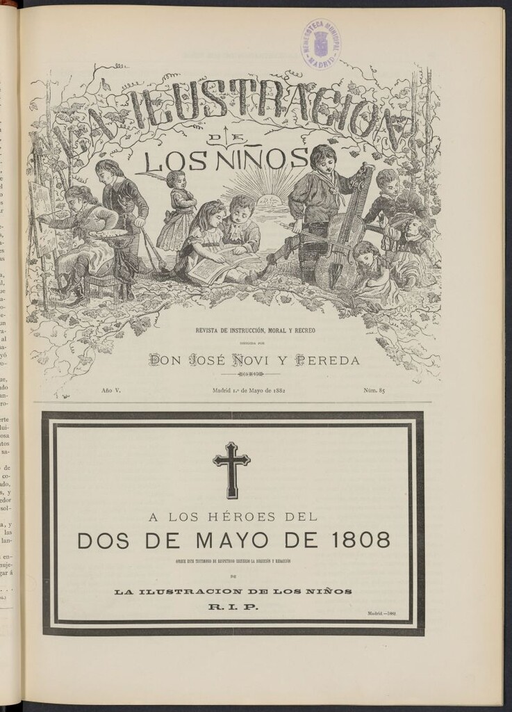 Miniatura de La Ilustración de los Niños del 1 de mayo de 1882, nº 85