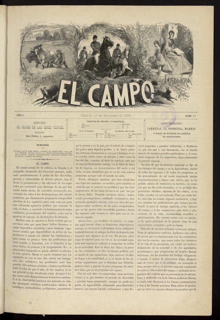 Miniatura de El Campo : agricultura, jardinería y sport