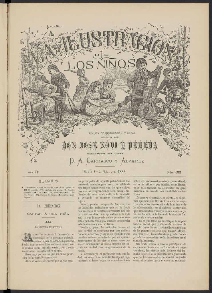 Miniatura de La Ilustración de los Niños del 1 de febrero de 1883, nº 103