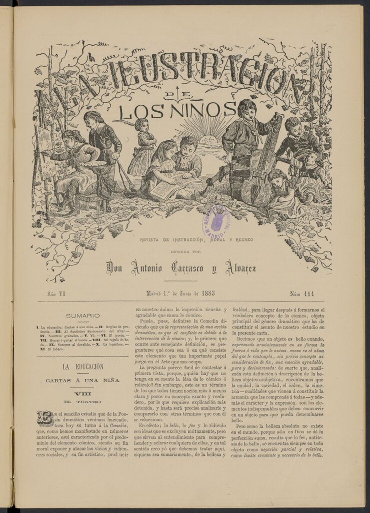 Miniatura de La Ilustración de los Niños del 1 de junio de 1883, nº 111