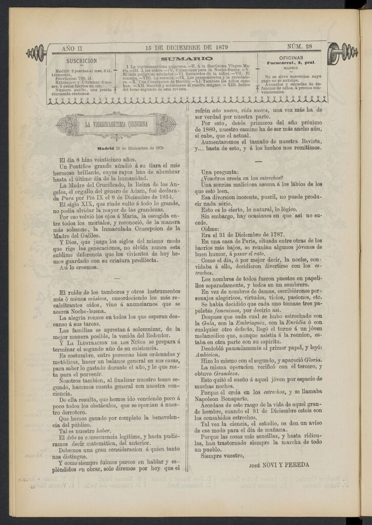 Miniatura de La Ilustración de los Niños del 15 de diciembre de 1879, nº 28