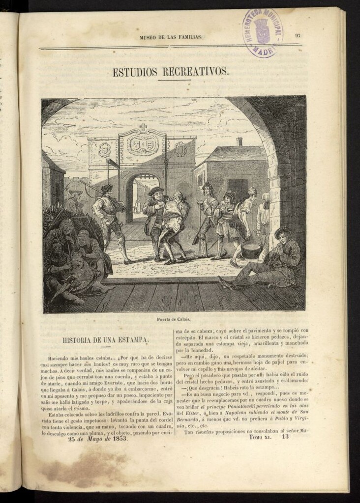 Miniatura de Museo de las familias: periódico mensual del 25 de mayo de 1853