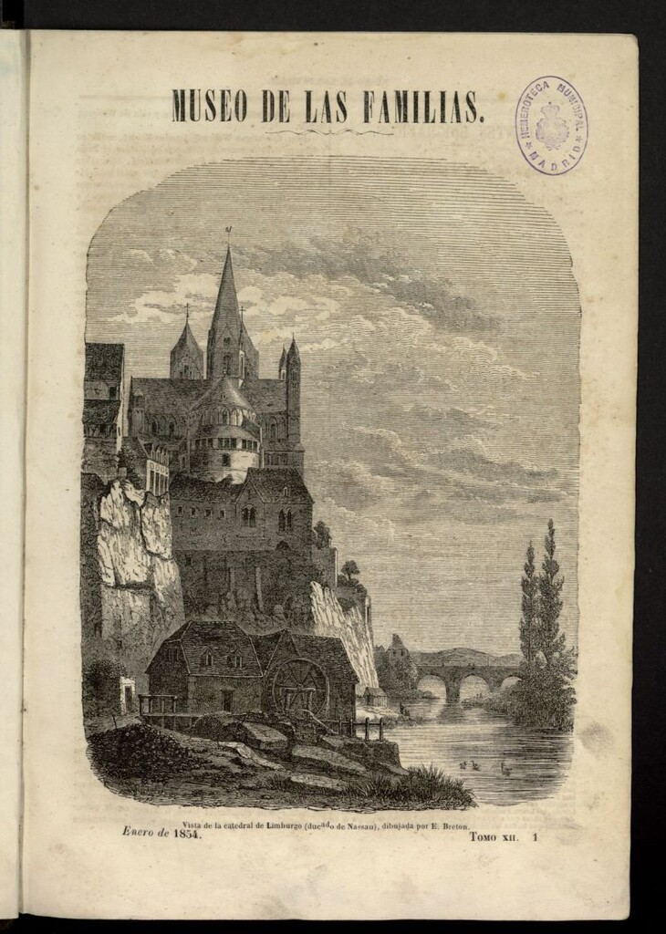 Miniatura de Museo de las familias: periódico mensual de enero de 1854