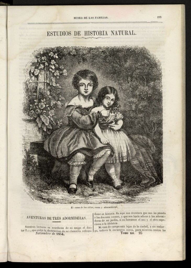 Miniatura de Museo de las familias: periódico mensual de septiembre de 1854